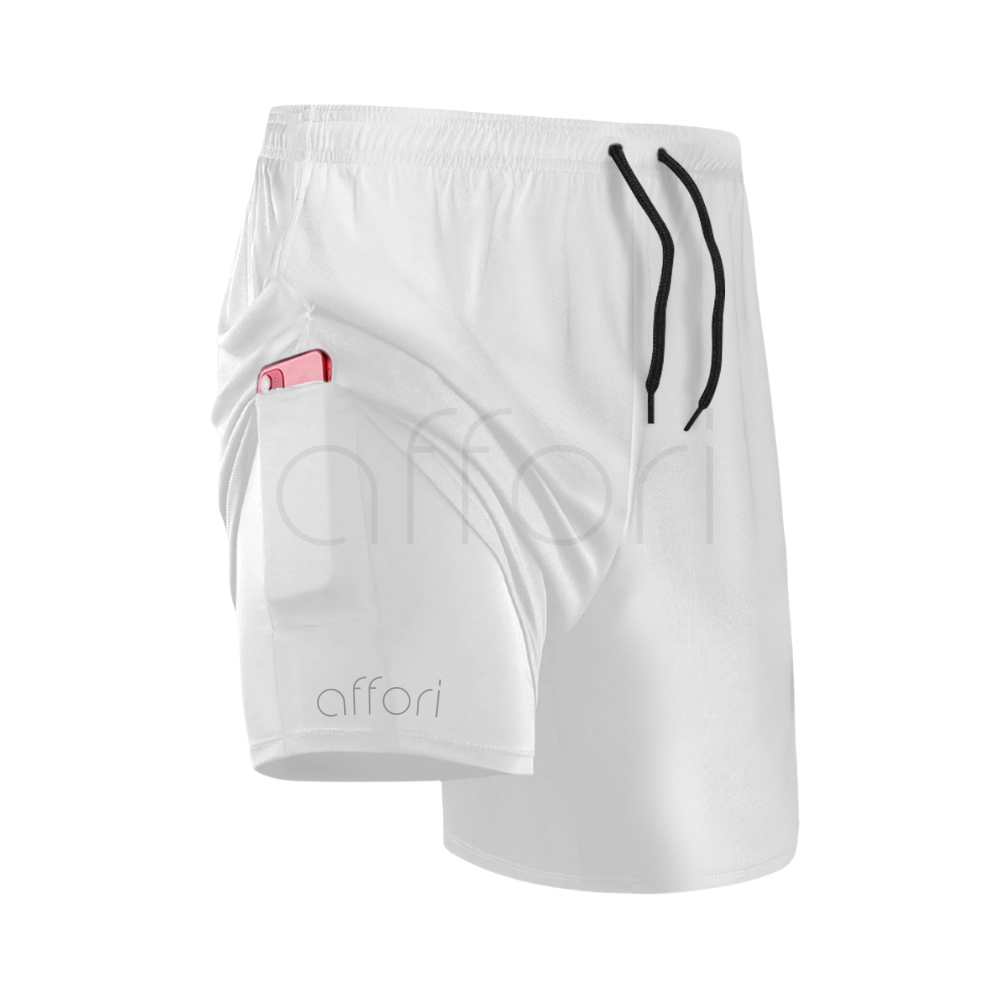 Shorts Compressão 2 em 1 - Offori Tight