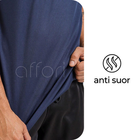 Kit 7 Camisetas Tecnológicas Fitnesmart Affori - Anti Suor