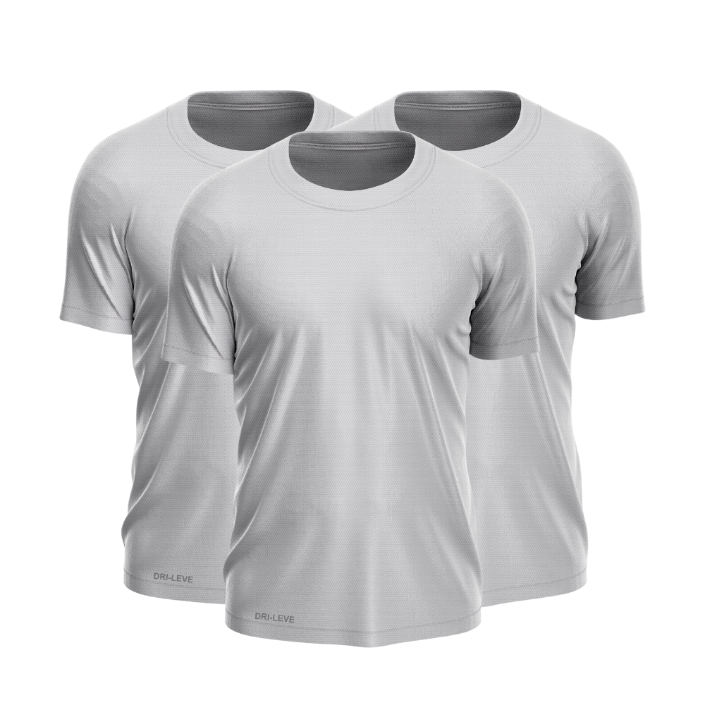 Kit 3 Camisetas Tecnológicas Masculinas FitneSmart - Anti-Suor