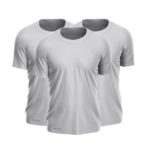 Kit 3 Camisetas Tecnológicas Masculinas FitneSmart - Anti-Suor