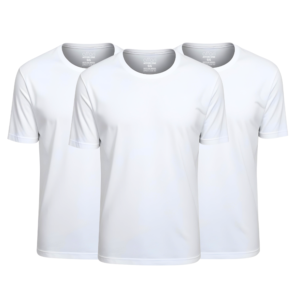 Kit 3 Camisetas Tecnológicas Offori One Ice Touch - Promoção de Inverno