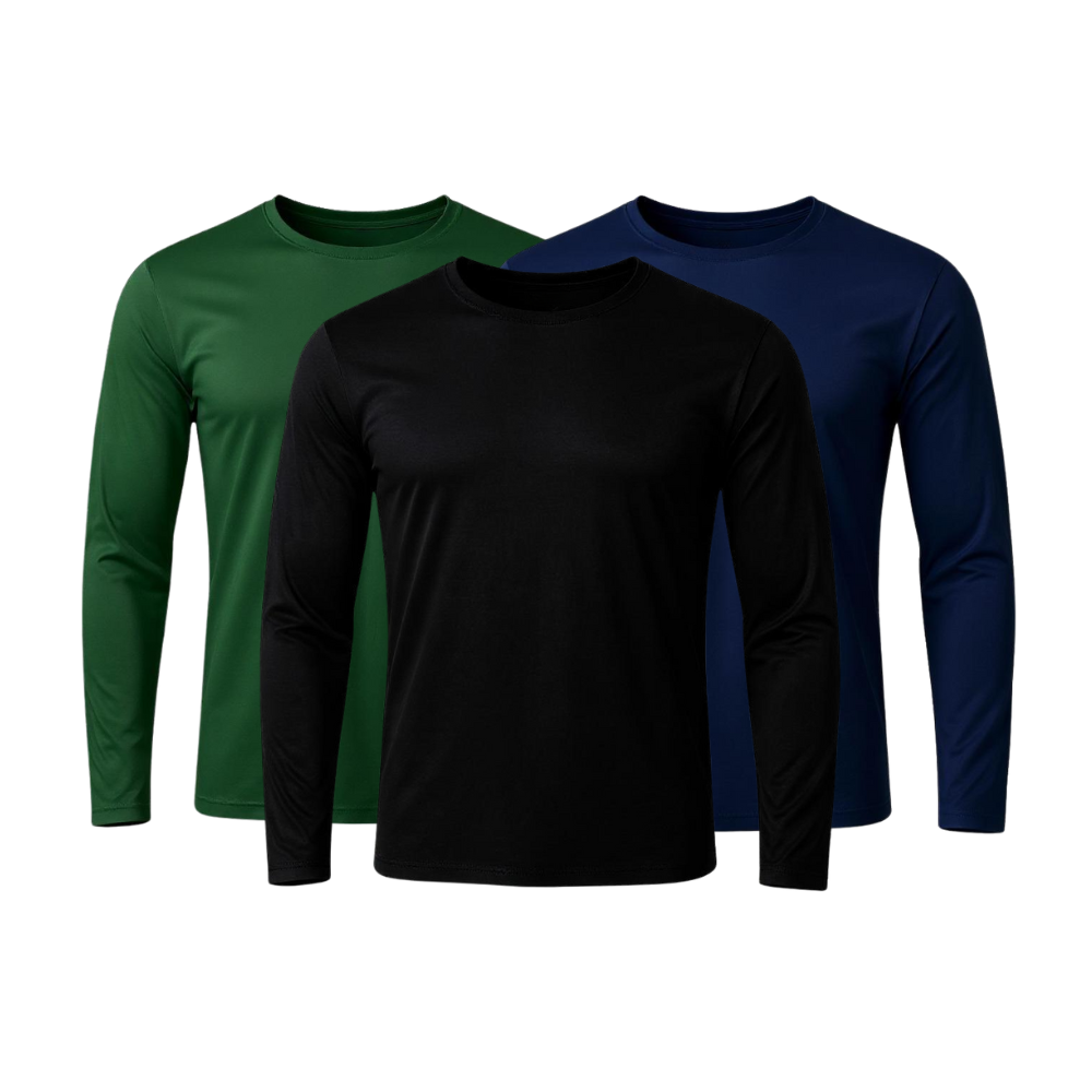 Kit 3 Camisetas Manga Longa Tecnológicas - ThermoShirt