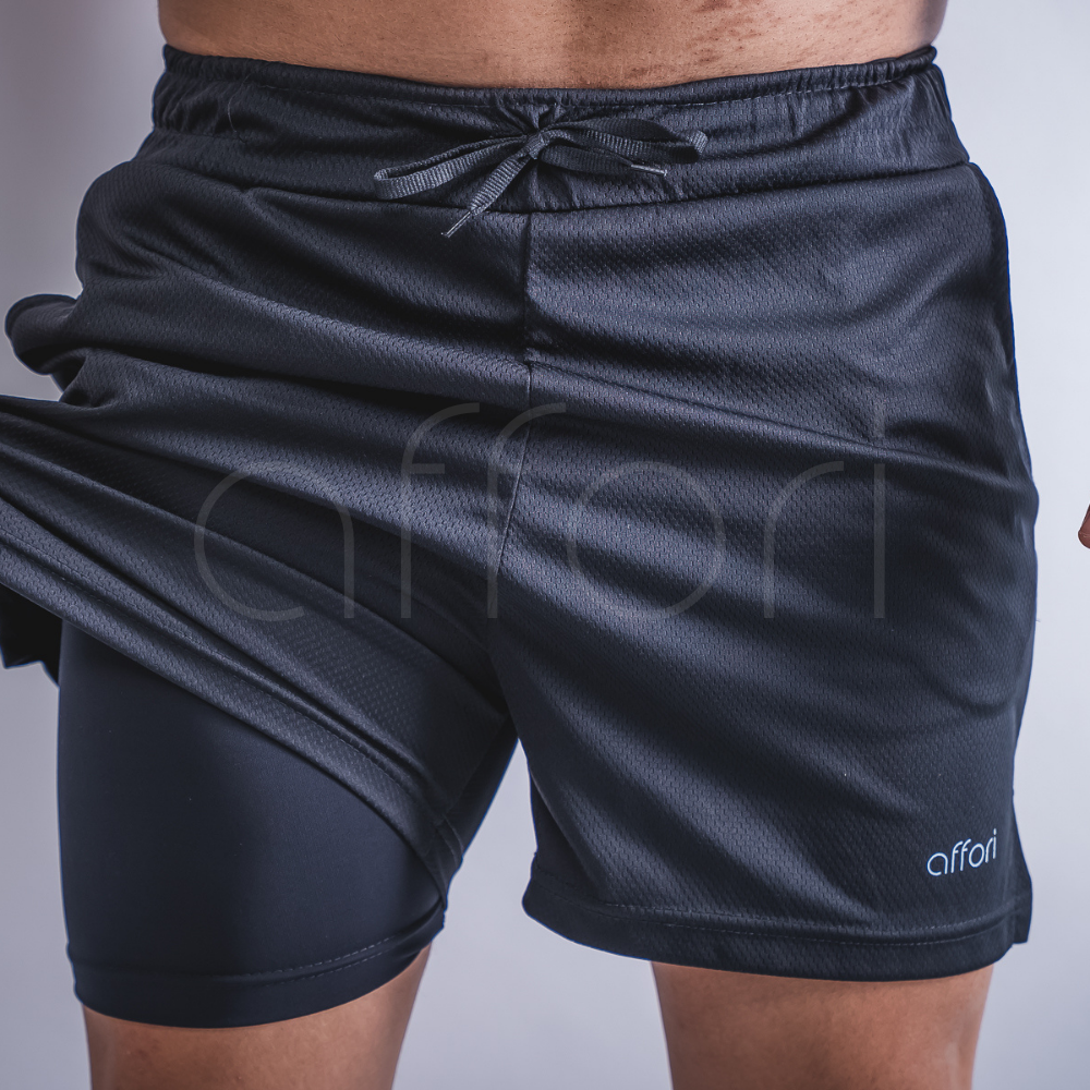 Kit 3 Shorts Compressão 2 em 1 - Promoção de Inverno