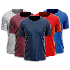 Kit 5 Camisetas Tecnológica Offori One - Ice Touch & Anti Odor Masculinas - Promoção de Inverno