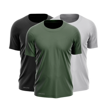 Kit 3 Camisetas Tecnológicas Masculinas FitneSmart - Anti-Suor