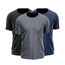 Kit 3 Camisetas Tecnológicas Masculinas FitneSmart - Anti-Suor