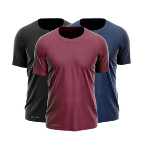 Kit 3 Camisetas Tecnológicas Masculinas FitneSmart - Anti-Suor
