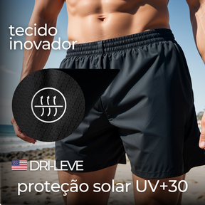 Shorts Masculino Tecnológico Fitnesmart - Anti Suor e Odor