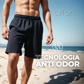 Kit 3 Shorts Masculinos Fitnesmart - Anti-Suor e Anti Odor
