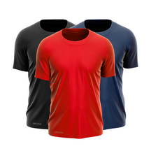Kit 3 Camisetas Tecnológicas Masculinas FitneSmart - Anti-Suor