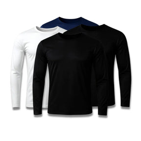 Kit 4 Camisetas Mangas Longas Tecnológicas de Inverno Tech