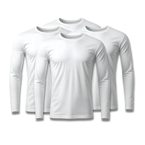 Kit 4 Camisetas Mangas Longas Tecnológicas de Inverno Tech